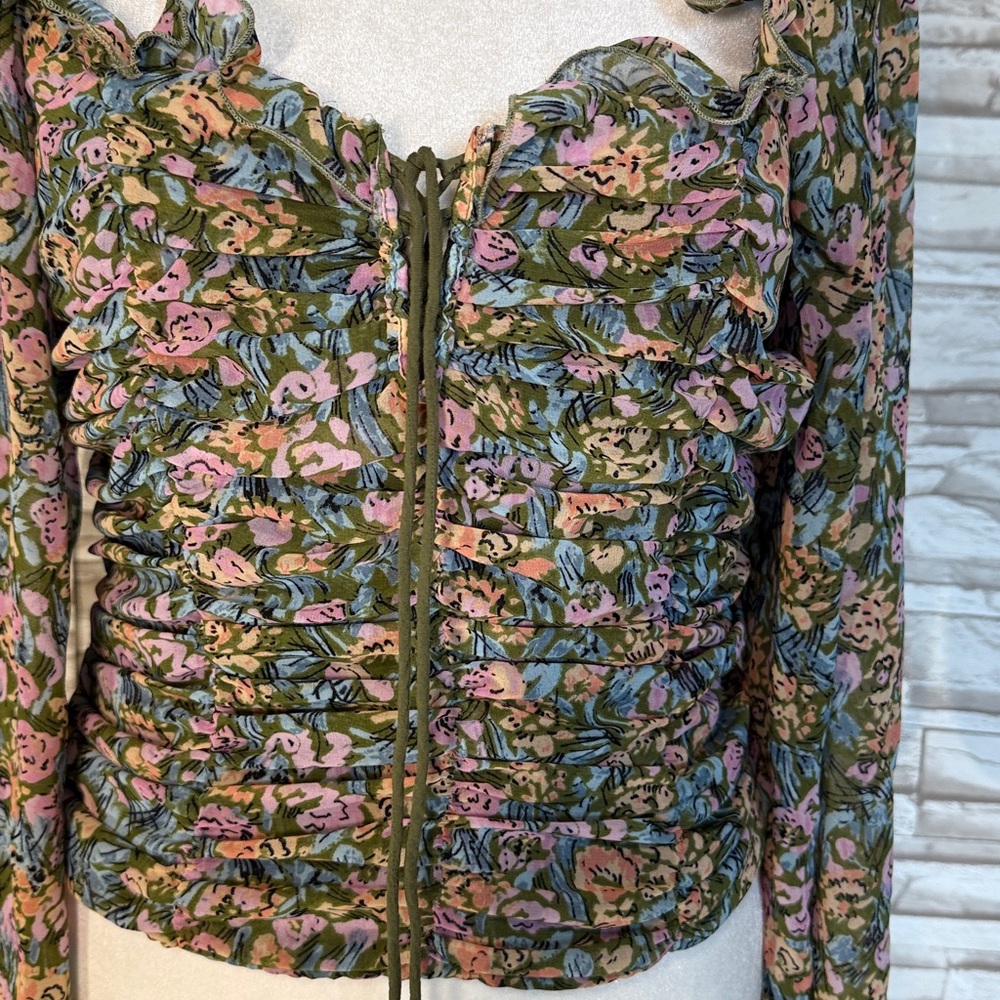FREE PEOPLE Mabel Printed Blouse - Picture 6 of 12